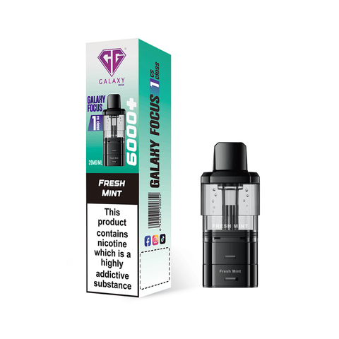 Crystal Galaxy Focus 6000 Replacement Pods Pack of 5 - Vaperdeals