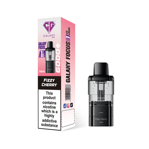 Crystal Galaxy Focus 6000 Replacement Pods Pack of 5 - Vaperdeals