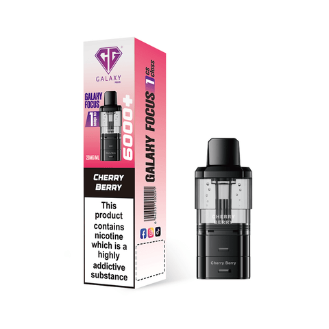 Crystal Galaxy Focus 6000 Replacement Pods Pack of 5 - Vaperdeals
