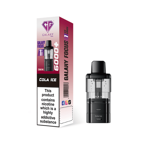 Crystal Galaxy Focus 6000 Replacement Pods Pack of 5 - Vaperdeals