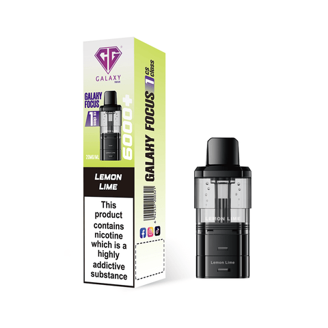 Crystal Galaxy Focus 6000 Replacement Pods Pack of 5 - Vaperdeals