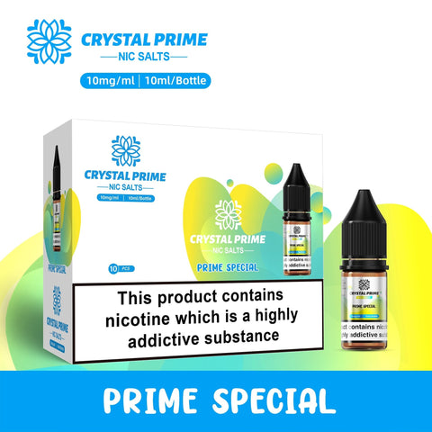 Crystal Prime 7000 Nic Salts 10ml E - liquids - Vaperdeals