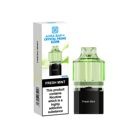 Crystal Prime Aura Bar 10k Replacement Pods Box of 5 - Vaperdeals