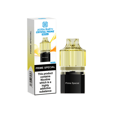 Crystal Prime Aura Bar 10k Replacement Pods Box of 5 - Vaperdeals