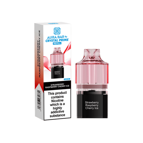 Crystal Prime Aura Bar 10k Replacement Pods Box of 5 - Vaperdeals