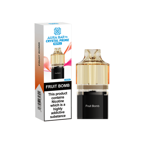 Crystal Prime Aura Bar 10k Replacement Pods Box of 5 - Vaperdeals