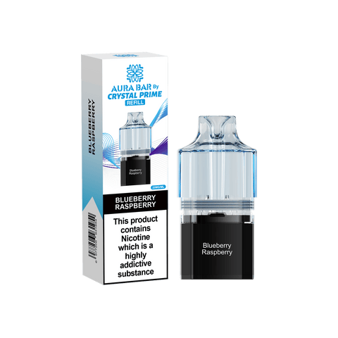 Crystal Prime Aura Bar 10k Replacement Pods Box of 5 - Vaperdeals