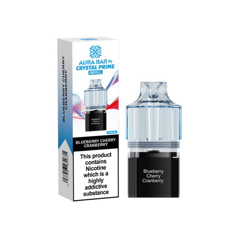 Crystal Prime Aura Bar 10k Replacement Pods Box of 5 - Vaperdeals