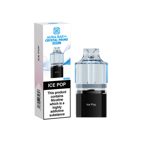 Crystal Prime Aura Bar 10k Replacement Pods Box of 5 - Vaperdeals