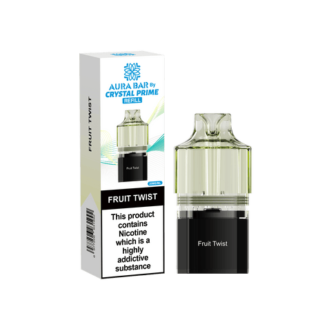 Crystal Prime Aura Bar 10k Replacement Pods Box of 5 - Vaperdeals