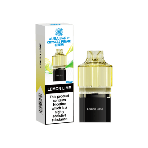 Crystal Prime Aura Bar 10k Replacement Pods Box of 5 - Vaperdeals