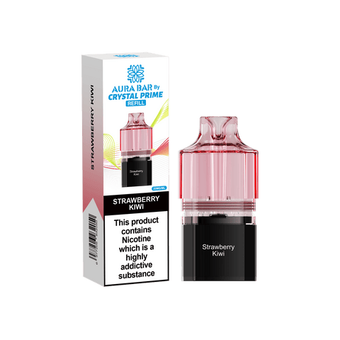 Crystal Prime Aura Bar 10k Replacement Pods Box of 5 - Vaperdeals