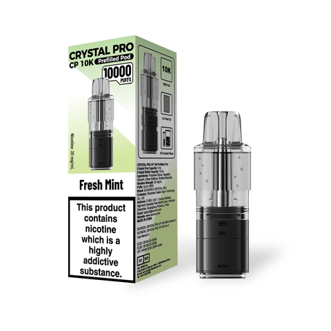 Crystal Pro CP 10k Replacement Pods - Vaperdeals