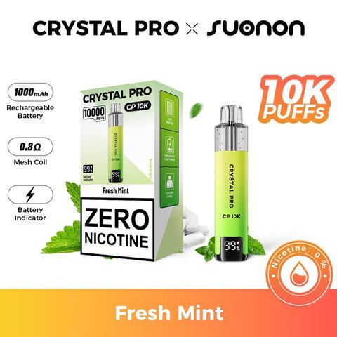 Crystal Pro CP10K Prefilled Pod Vape 0MG Box of 5 - Vaperdeals