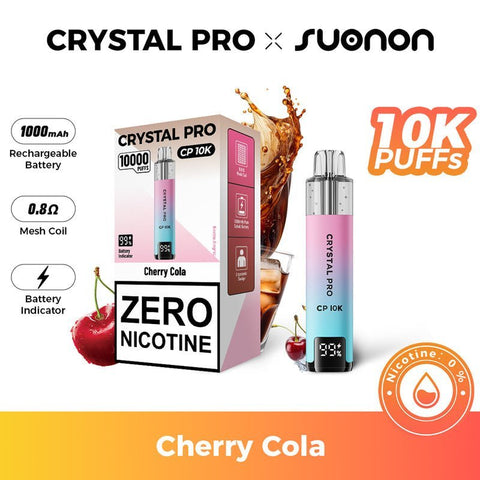 Crystal Pro CP10K Prefilled Pod Vape 0MG Box of 5 - Vaperdeals