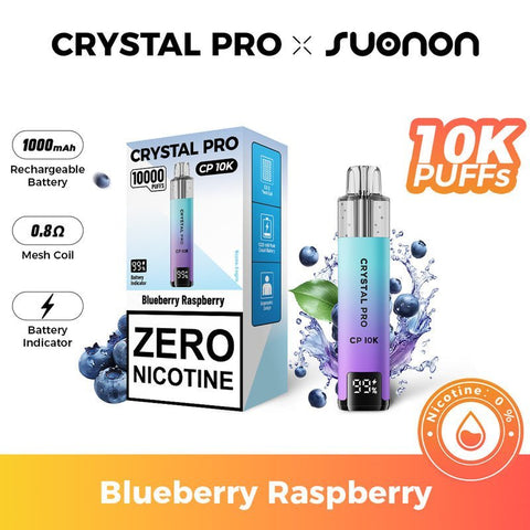 Crystal Pro CP10K Prefilled Pod Vape 0MG Box of 5 - Vaperdeals
