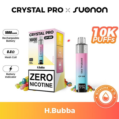 Crystal Pro CP10K Prefilled Pod Vape 0MG Box of 5 - Vaperdeals