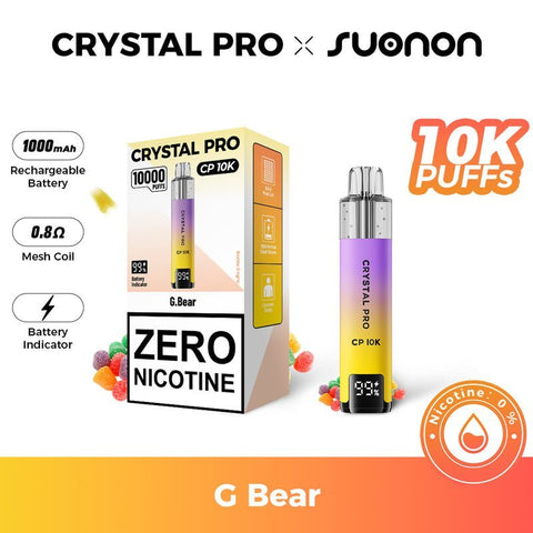 Crystal Pro CP10K Prefilled Pod Vape 0MG Box of 5 - Vaperdeals