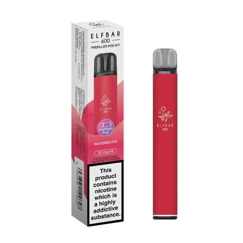 Elf Bar 600 Prefilled Pod Kit Box of 10 - Vaperdeals