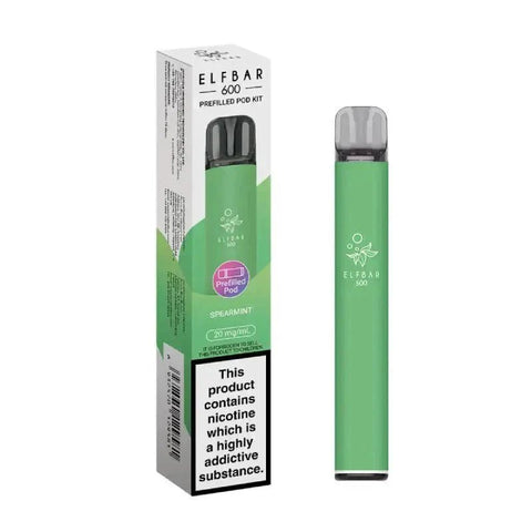 Elf Bar 600 Prefilled Pod Kit Box of 10 - Vaperdeals