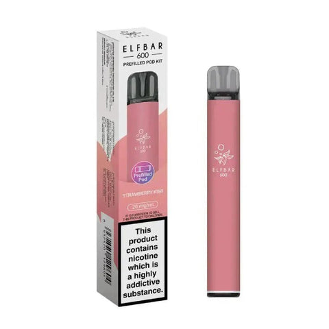 Elf Bar 600 Prefilled Pod Kit Box of 10 - Vaperdeals