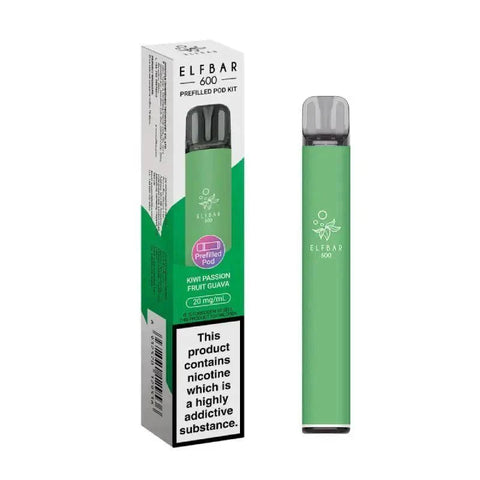 Elf Bar 600 Prefilled Pod Kit Box of 10 - Vaperdeals
