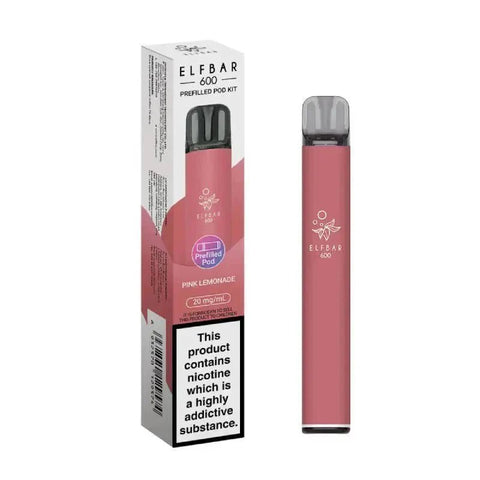 Elf Bar 600 Prefilled Pod Kit Box of 10 - Vaperdeals