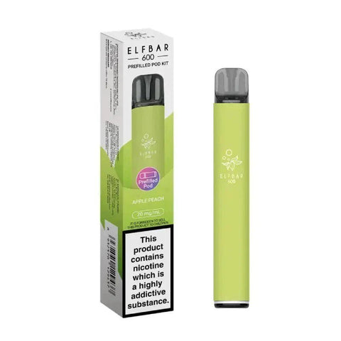 Elf Bar 600 Prefilled Pod Kit Box of 10 - Vaperdeals