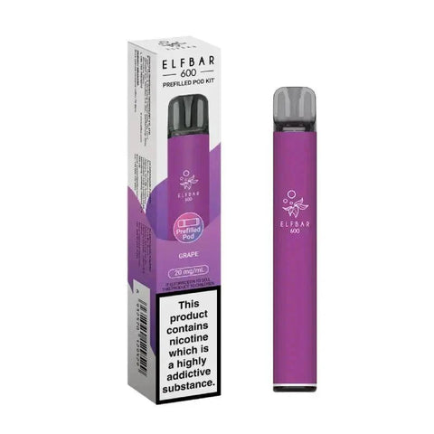 Elf Bar 600 Prefilled Pod Kit - Vaperdeals