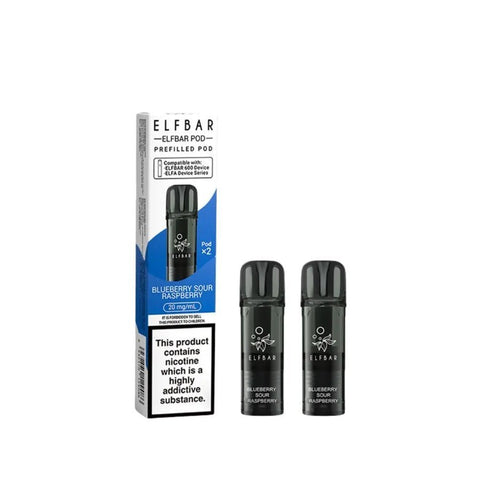 Elf Bar 600 Prefilled Replacement Pods (Pack of 2) - Vaperdeals