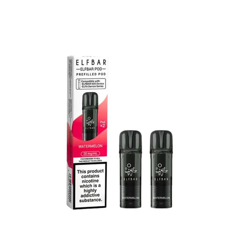 Elf Bar 600 Prefilled Replacement Pods (Pack of 2) - Vaperdeals