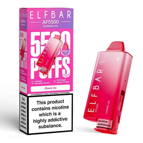 Elf Bar AF5500 Prefilled Vape Kit Box of 5 - Vaperdeals