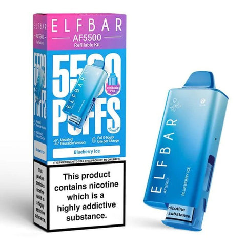 Elf Bar AF5500 Prefilled Vape Kit Box of 5 - Vaperdeals