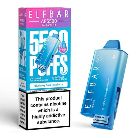 Elf Bar AF5500 Prefilled Vape Kit Box of 5 - Vaperdeals