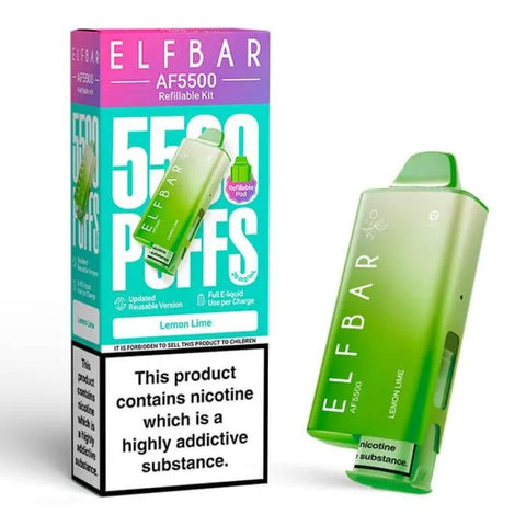 Elf Bar AF5500 Prefilled Vape Kit Box of 5 - Vaperdeals