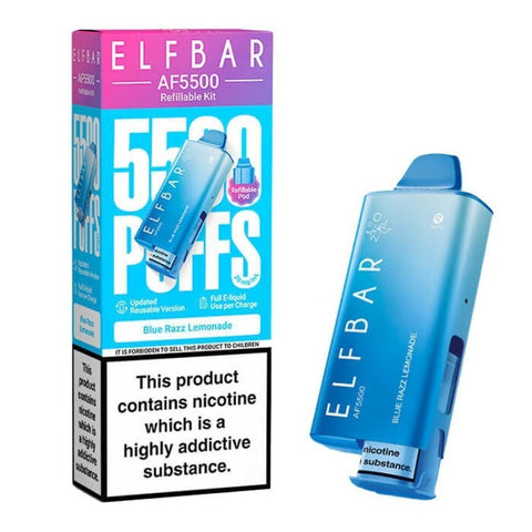Elf Bar AF5500 Prefilled Vape Kit Box of 5 - Vaperdeals