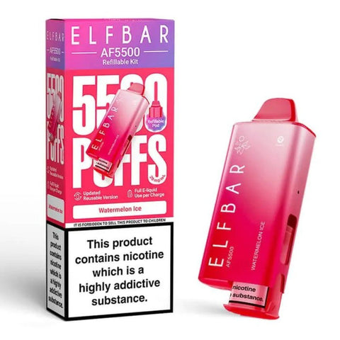 Elf Bar AF5500 Prefilled Vape Kit Box of 5 - Vaperdeals