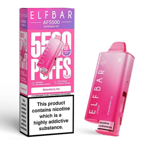 Elf Bar AF5500 Prefilled Vape Kit Box of 5 - Vaperdeals
