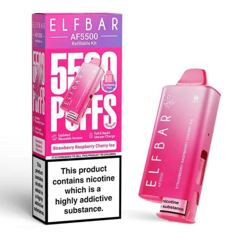 Elf Bar AF5500 Prefilled Vape Kit Box of 5 - Vaperdeals