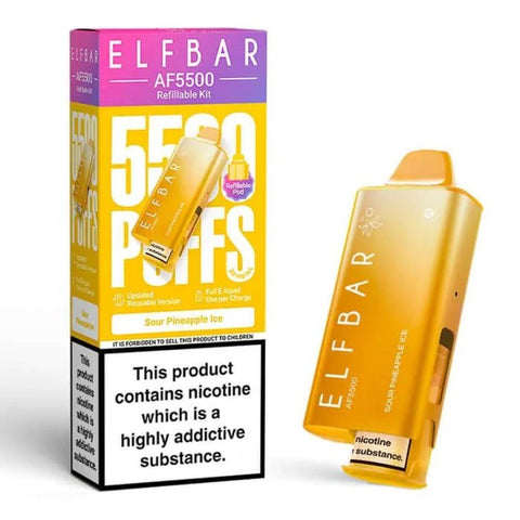 Elf Bar AF5500 Prefilled Vape Kit Box of 5 - Vaperdeals