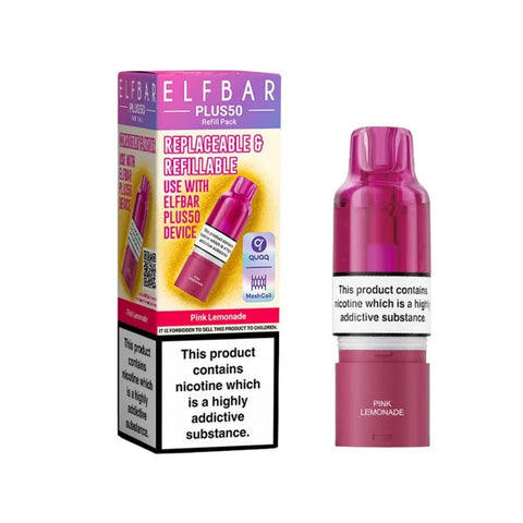 Elf Bar Plus 50 Refill Pods - Vaperdeals