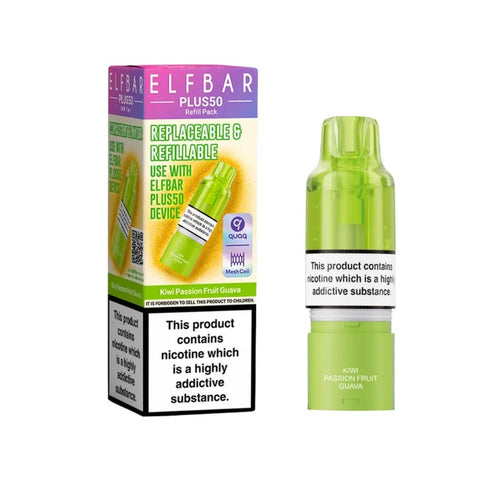 Elf Bar Plus 50 Refill Pods - Vaperdeals