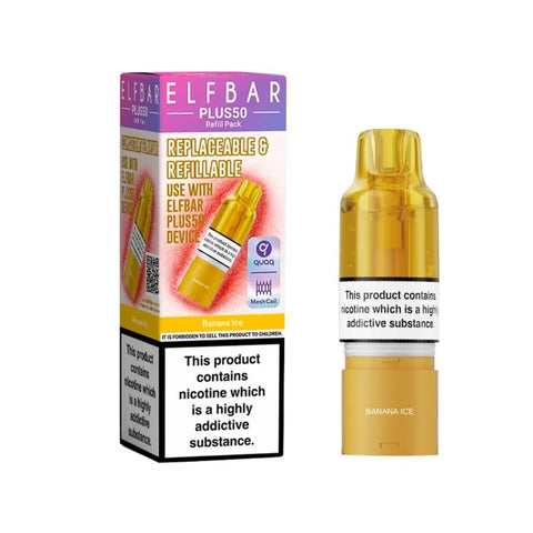 Elf Bar Plus 50 Refill Pods - Vaperdeals
