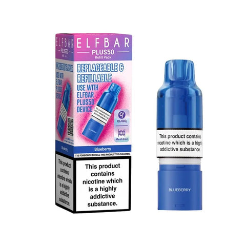 Elf Bar Plus 50 Refill Pods - Vaperdeals