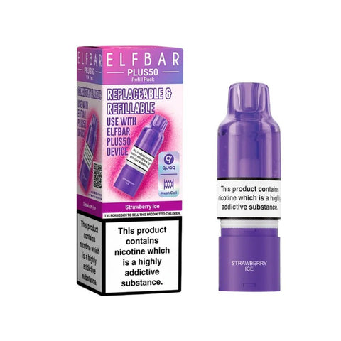 Elf Bar Plus 50 Refill Pods - Vaperdeals