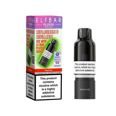 Elf Bar Plus 50 Refill Pods - Vaperdeals