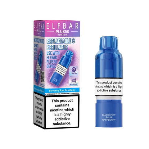 Elf Bar Plus 50 Refill Pods - Vaperdeals