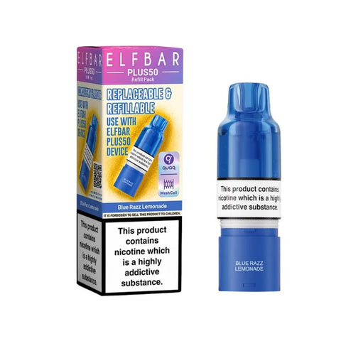 Elf Bar Plus 50 Refill Pods - Vaperdeals