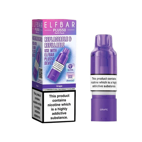 Elf Bar Plus 50 Refill Pods - Vaperdeals