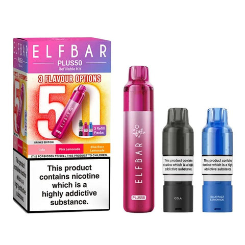Elf Bar Plus 50 Vape Kit - Vaperdeals